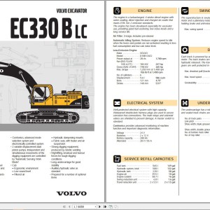 Volvo EC330B LC Excavator Service Repair Manual
