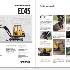 Volvo EC45 Excavator Service Repair Manual