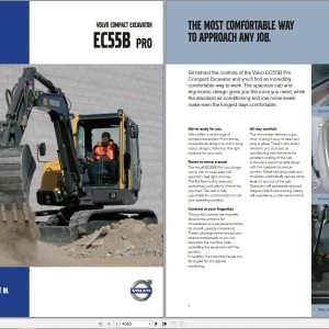 Volvo EC55B Excavator Service Repair Manual
