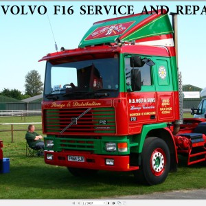 Volvo F16 Truck Service and Repair Manual