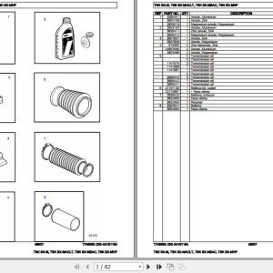 Volvo Penta TSK SX-M to TSK SX-MHP Parts Catalog