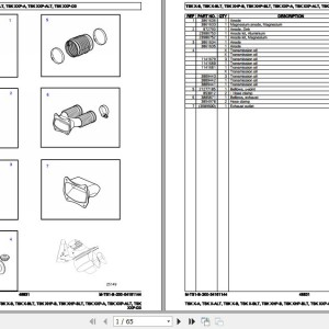 Volvo Penta TSK X-A to TSK XXP-D3 Parts Catalog