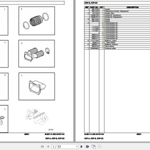 Volvo Penta XDP-A XDP-B XDP-D3 Parts Catalog