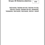 Volvo Penta TAD550GE To TAD762VE Workshop Manual Electrical System 47702491 2012 ES