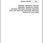 Volvo Penta TD520GE To TAD733GE Workshop Manual Group 20-26 Product Code 7740922 2007