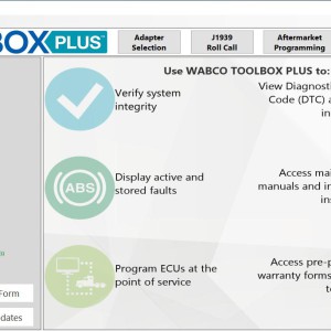 WABCO TOOLBOX PLUS 14.2.1 with ECAS CAN2 v3.00 Diagnostic Software