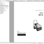 Wacker Neuson RD12A Operator's Manual, Repair Manual & Parts Catalog 0620320