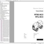 Wacker Neuson RTLx-SC3 Operator's Manual & Parts Catalog 5100038346