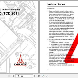 Deutz D2011 TD2011 TCD2011 Series Operation Manual 03123549es 2008 ES