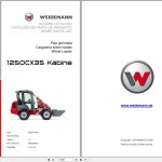 Weidemann 1250CX35 Kabine 12xxCX Kab Spare Parts Catalog PDF 1000326019 04.2019 IT ES EN