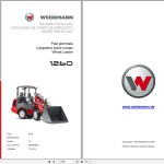 Weidemann 1260 RL22 Spare Parts Catalog PDF 1000326020 2016 IT ES EN