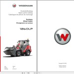 Weidemann 1260LP A02-01 Spare Parts Catalog PDF 05.2025 DE EN FR