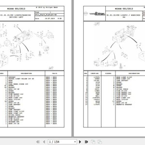 Wirtgen 2500 SM 06.26 162168 Parts Catalog