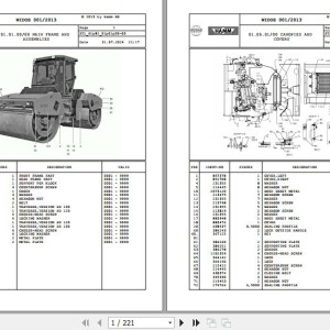 Wirtgen Hamm HD 120 - 130 H1.82 2071881 Parts Catalog