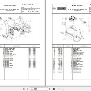 Wirtgen Hamm HD+ 120 - 140 H1.84 2077252 Parts Catalog
