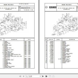 Wirtgen Hamm HD 14 TT H2.08 2151411 Parts Catalog