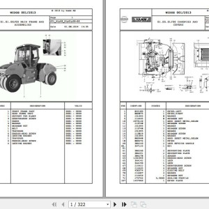 Wirtgen Hamm HD 150 TT H1.93 2078712 Parts Catalog