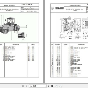 Wirtgen Hamm HD 90 - 110 H1.74 2055031 Parts Catalog