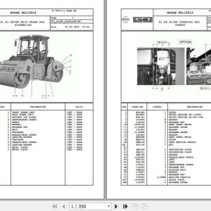 Wirtgen Hamm HD 90 - 110 H1.81 2071879 Parts Catalog