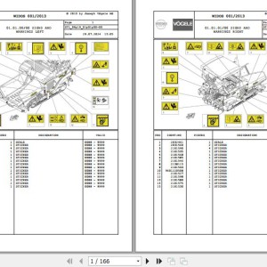 Wirtgen Vogele SUPER 2100-2 09.19 2099734 Parts Catalog
