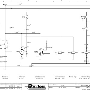 Wirtgen W 50 Circuit Diagram 2110284_01 PDF
