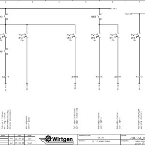 Wirtgen W 60 W 100 Circuit Diagram 2083054_06 PDF