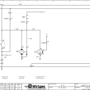 Wirtgen W 60 W 100 Circuit Diagram 2180773_00 PDF