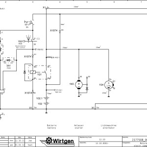 Wirtgen W 60i W 100i Circuit Diagram 2177508_00 PDF