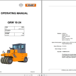 Wirtgen Hamm 1.3 GB Training, Operating Parts Manual & Schematic
