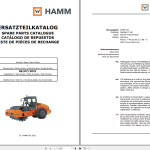 Wirtgen Hamm 1.3 GB Training, Operating Parts Manual & Schematic