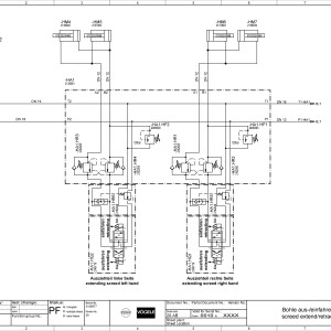 Vogele VF 600-2 V Hydraulic Diagrams