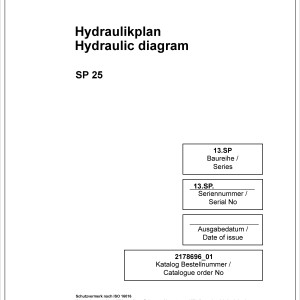 Wirtgen SP 25 Hydraulic Diagrams