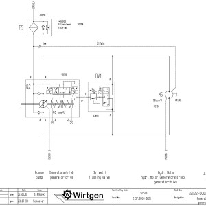 Wirtgen SP 500 Hydraulic Diagrams