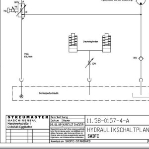 Wirtgen Streumaster SW 3 FC Hydraulic Diagrams
