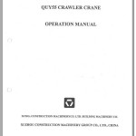 XCMG QUY55 Operation Manual