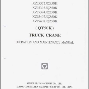 XCMG QY50K Operation And Maintenance Manual