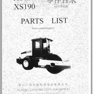 XCMG XS160 XS190 Parts List