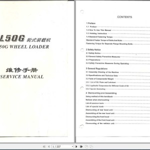 XCMG ZL50G Service Manual