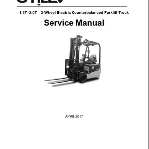 Yale A377 (UT13-20PTE) Service Operation Maintenance Manual