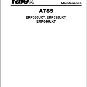 Yale A7S5 (ERP030UXT, ERP035UXT, ERP040UXT) Service Manual
