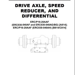 Yale A814 (ERC AF_BF) Service Manual