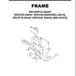 Yale A814 (ERC030AG_BG) Service Manual