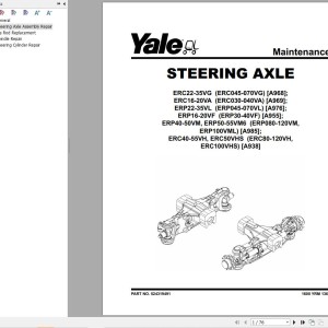 Yale A976 (ERP22VL, 25VL, 30VL, 35VL) Service Manual