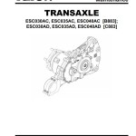 Yale B883 (ESC030-40AC) Service Manual