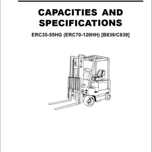 Yale C839 (ERC35HG, ERC40HG, ERC45HG, ERC55HG) Service Manual