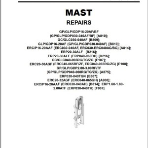Yale D807 (ERP1.6-2.0ATF) Service Manual