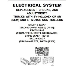 Yale E108 (ERC040-065RGZG) Service Manual
