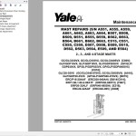 Yale F807 (ERP030_035_040TH) Service Manual