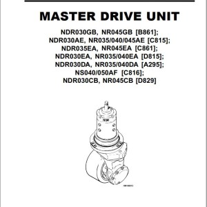 Yale A295 (NR035-040DA; NDR030DA) Service Manual