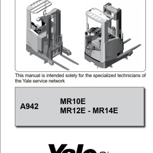 Yale A942 (MR10E - MR12E - MR14E) Service Manual